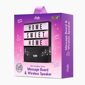 iFab Message Board & Wireless Speaker